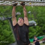 man on monkey bars