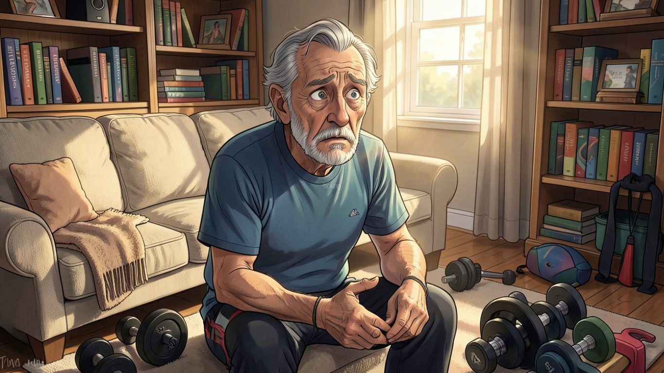 cartoon man thinking